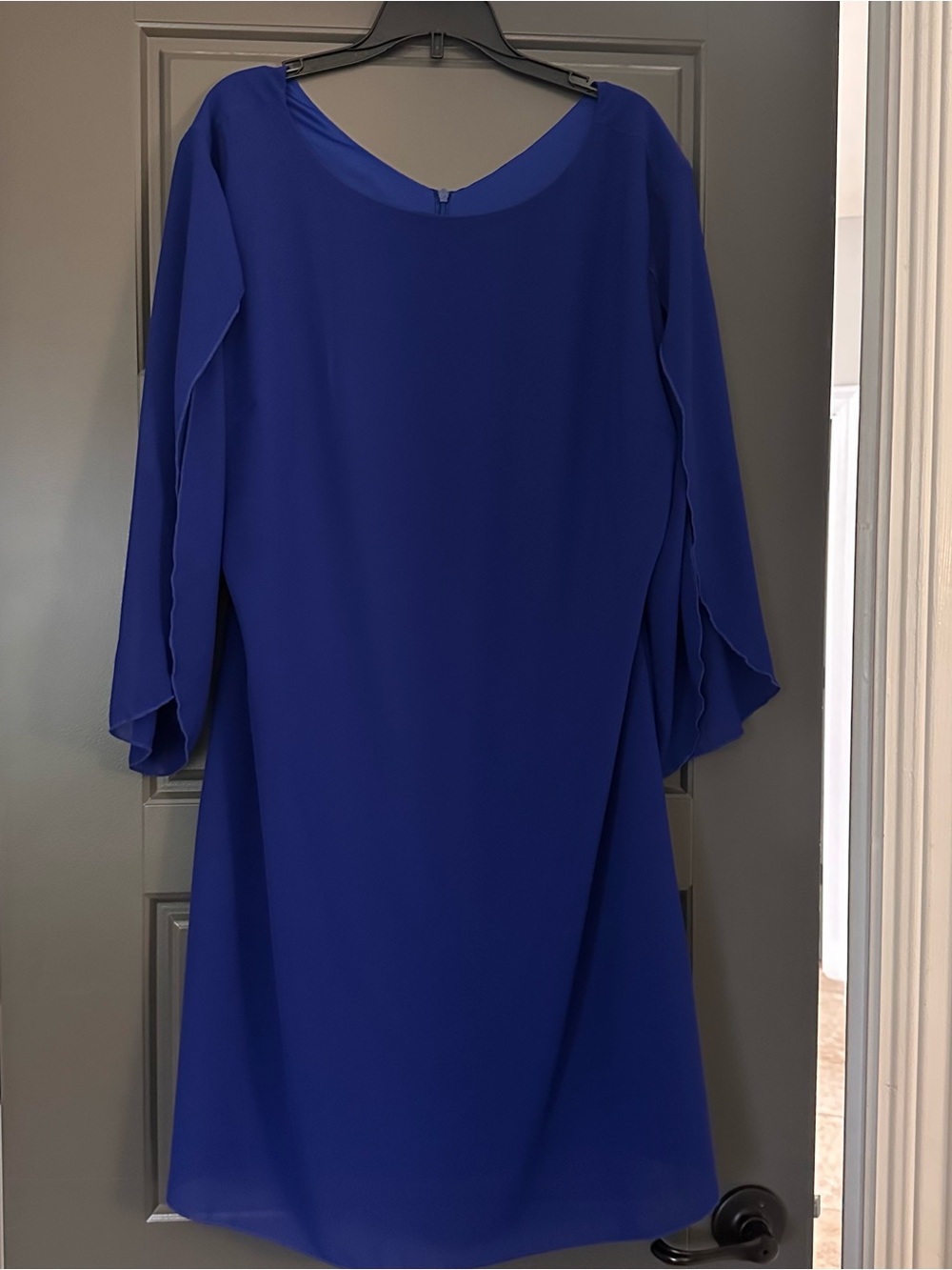 Grace Karin Cobalt Blue Midi Shift Dress